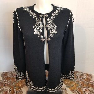 Apleks 100% Wool Cardigan Sweater